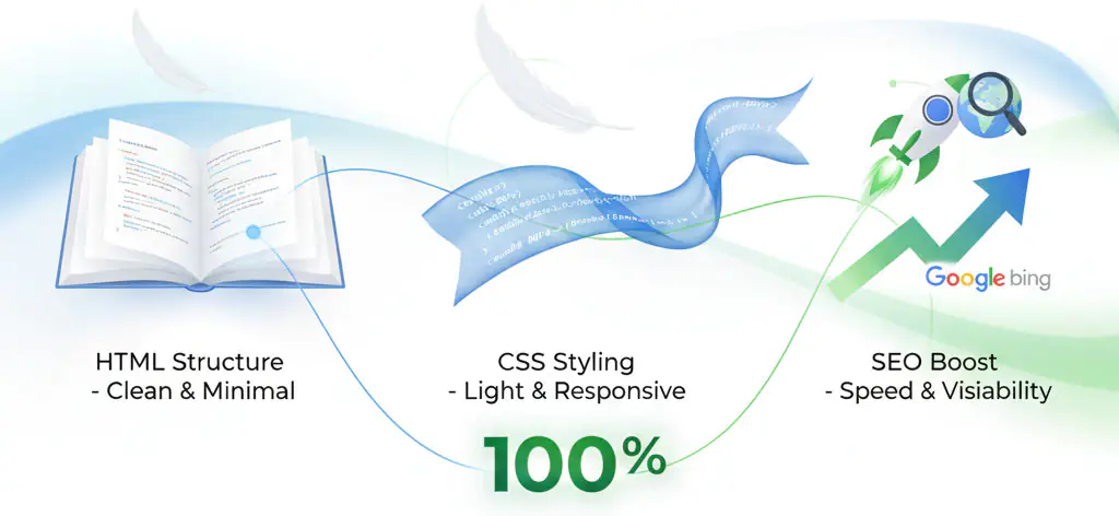 Codice leggero, ranking pesante: perché HTML e CSS snelli sono alleati della SEO